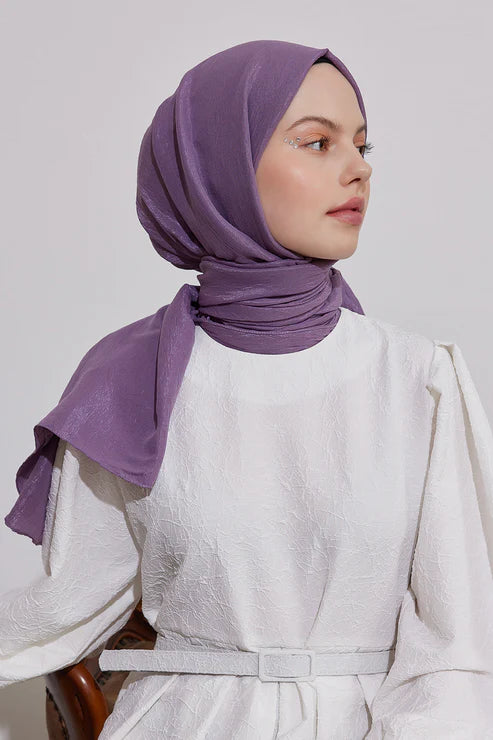 Luxe Shawl Hijab- Violet
