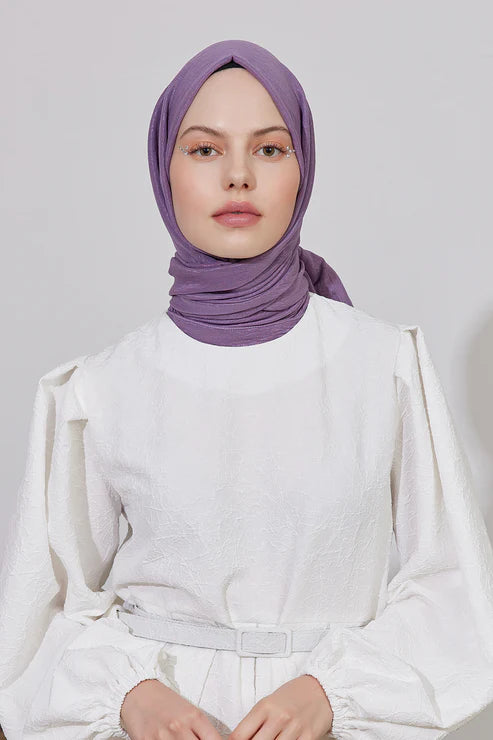 Luxe Shawl Hijab- Violet