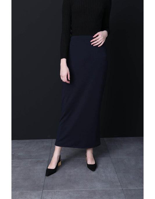 Zara Pencil Skirt- Navy